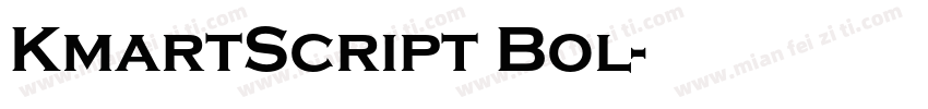 KmartScript Bol字体转换